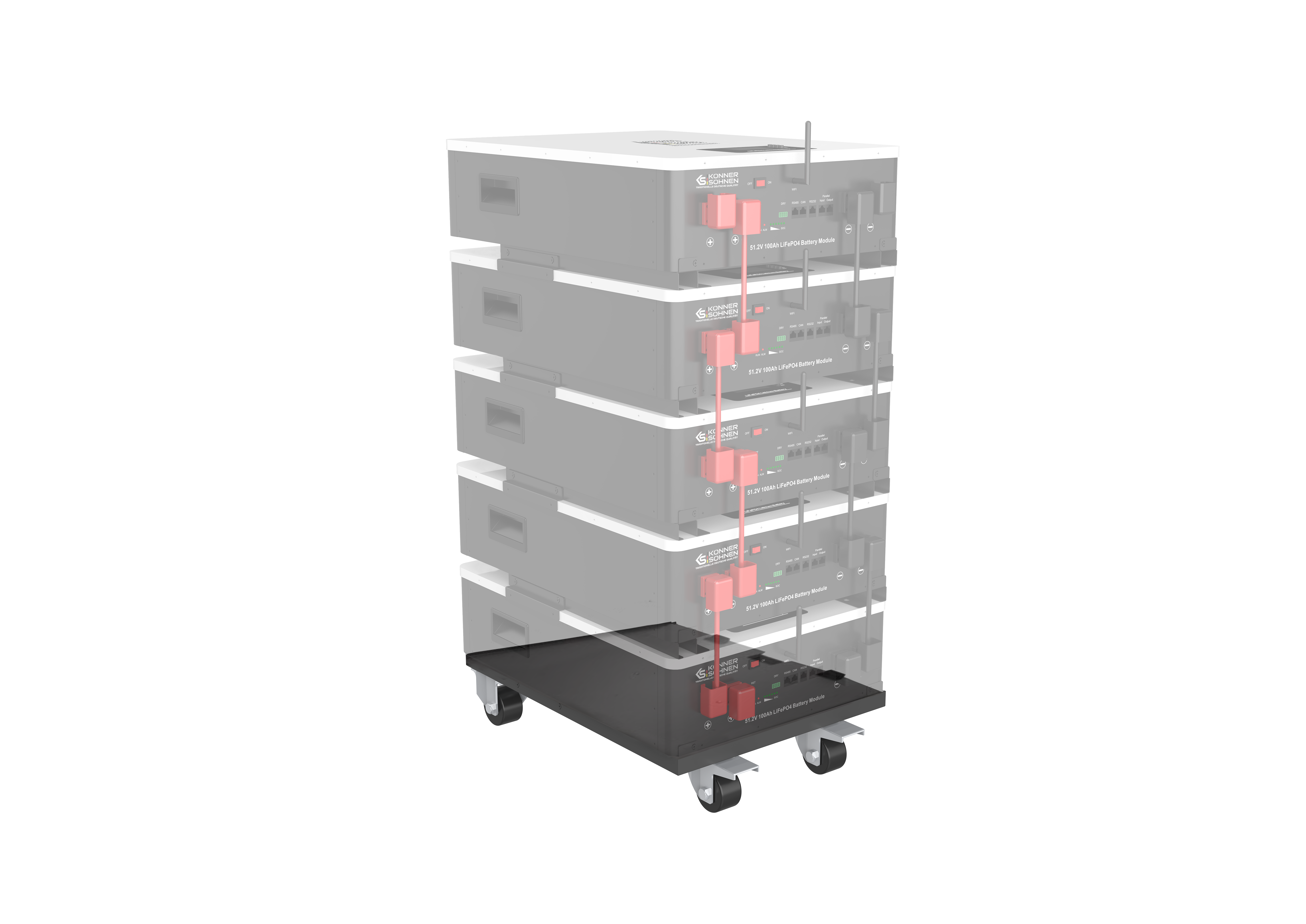 Підставка для літієвих батарей KS Trolley 24