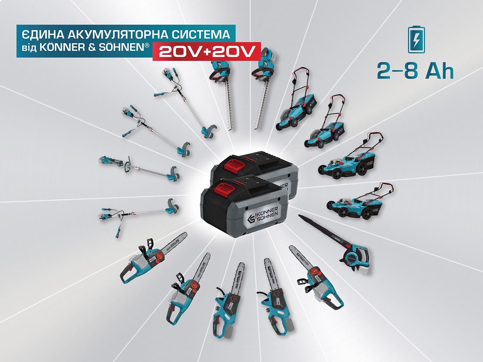 Зарядний пристрій для акумуляторних батарей 20В KS C24A